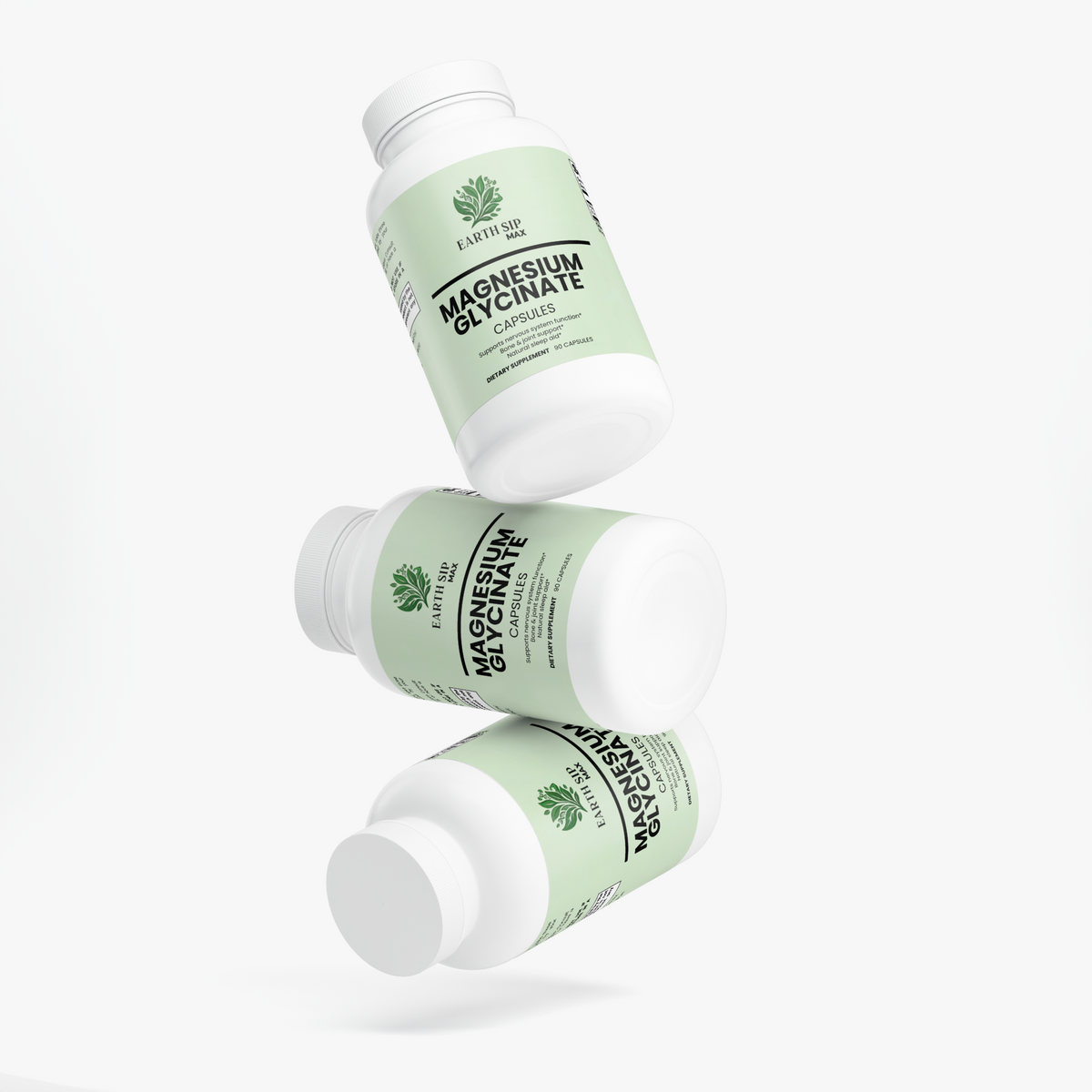 Magnesium Glycinate for Sleep, Stress & Muscle Relaxation  High Absorption, Gentle Formula