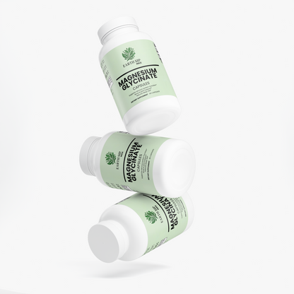 Magnesium Glycinate for Sleep, Stress & Muscle Relaxation  High Absorption, Gentle Formula