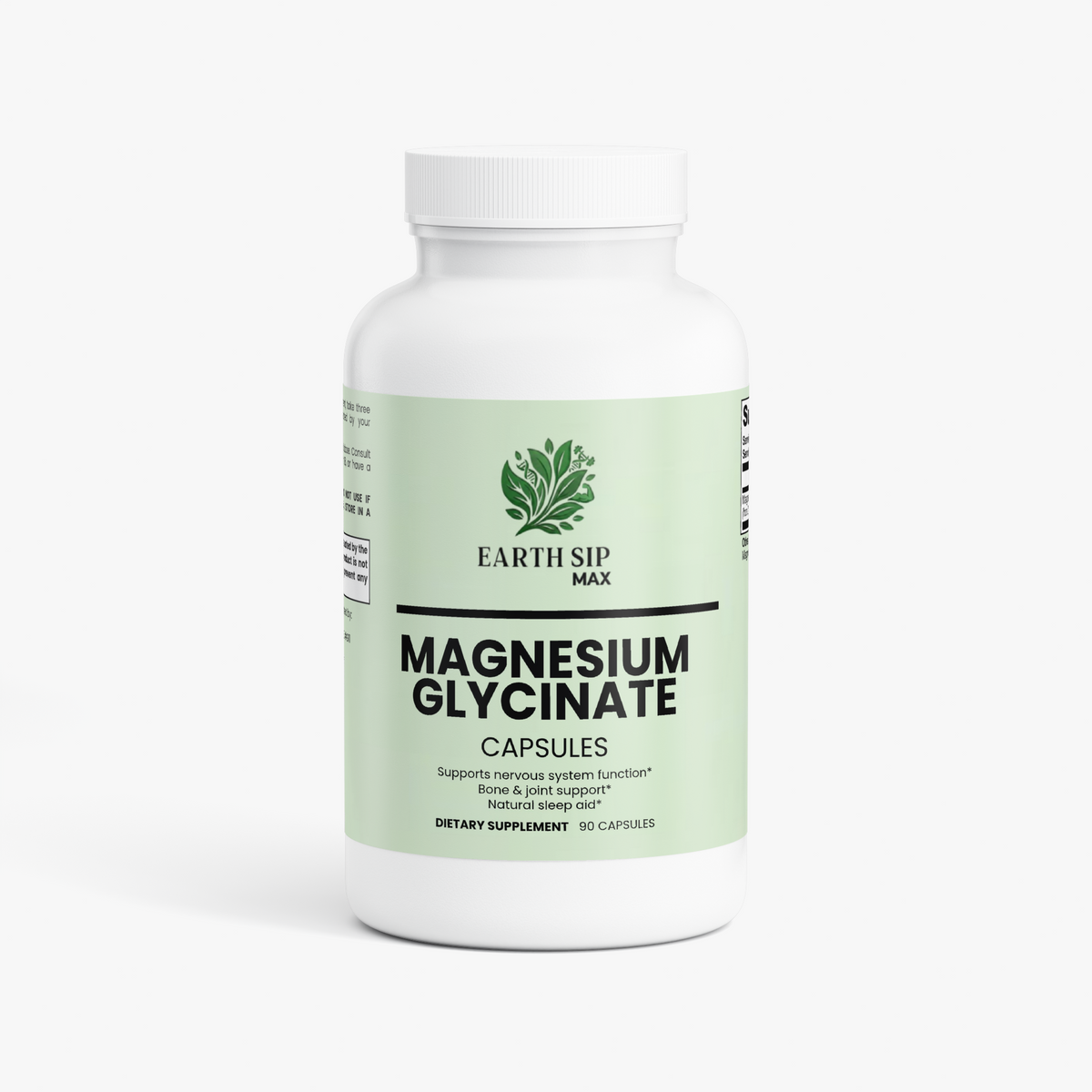 Magnesium Glycinate for Sleep, Stress & Muscle Relaxation  High Absorption, Gentle Formula