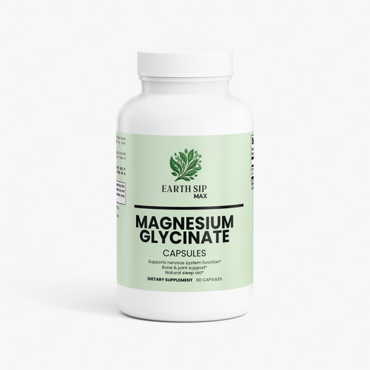 Magnesium Glycinate for Sleep, Stress & Muscle Relaxation  High Absorption, Gentle Formula