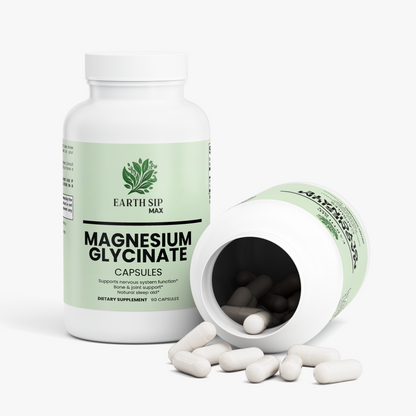 Magnesium Glycinate for Sleep, Stress & Muscle Relaxation  High Absorption, Gentle Formula